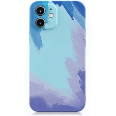 Силикон WAVE Watercolor Case iPhone 12 Mini (blue)