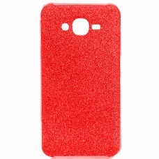 Силикон Glitter Samsung Galaxy J7 (2015) J700 (красный)