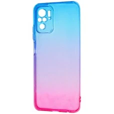 Силікон Gradient Design Xiaomi Redmi Note 10 / Note 10S (Синьо-рожевий)