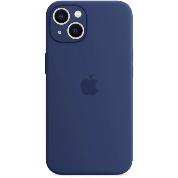 Силіконовий оригінальний чохол RoundCam для Apple iPhone 13 (32) у кольорі Deep Navy.