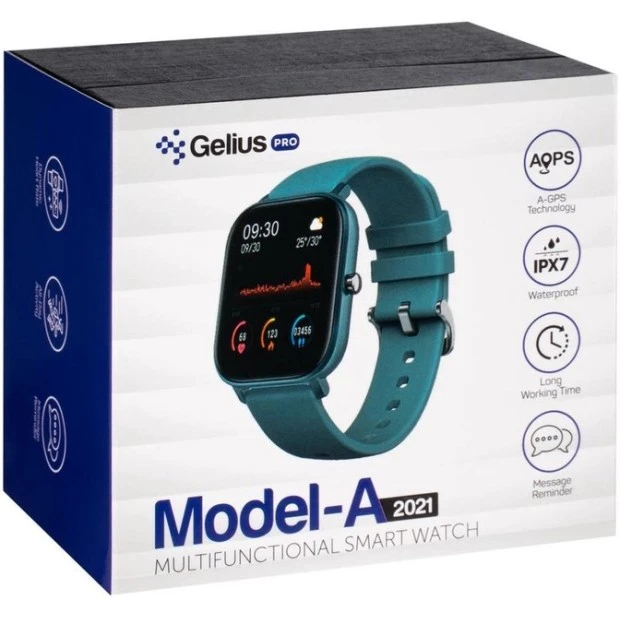 Cмарт-часы Smart Gelius Pro (Model A) (IPX7) (Black)