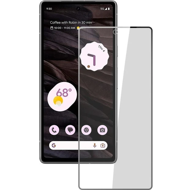 Захисне скло 5D Standard Google Pixel 7a Чорне