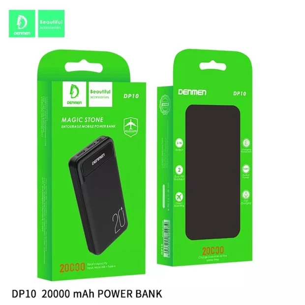 PowerBank Denmen DP10 20000mAh (Black)