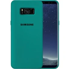 Силикон Original Case Samsung Galaxy S8 (Тёмно-зелёный)