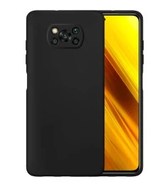 Силикон Original 360 ShutCam Case Xiaomi Poco X3 (Чёрный)