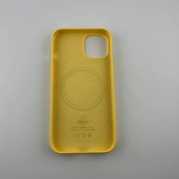 Силіконовий чохол з MagSafe для Apple iPhone 14 (Sunglow)