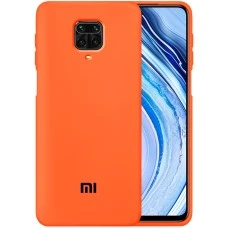 Силикон Original Case Xiaomi Redmi Note 9S / Note 9 Pro (Оранжевый)
