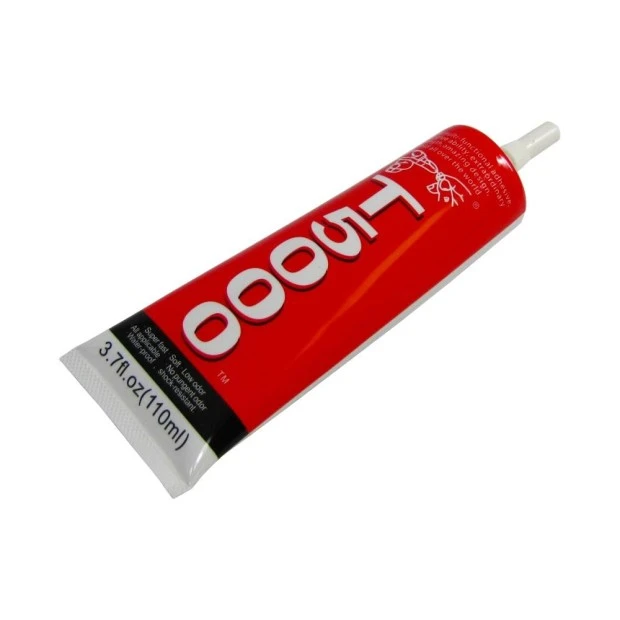 Клей силиконовый T-5000, белый, 110ml, в тюбике с дозатором