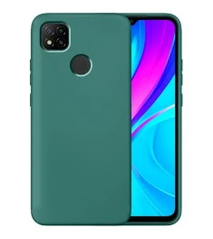 Силикон Original 360 Case Xiaomi Redmi 9C / 10A (Тёмно-зелёный)