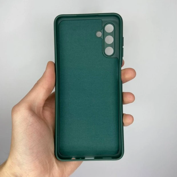 Силіконовий Original 360 Чохол для Samsung Galaxy A04S (2022) (ShutCam) (Хакі)