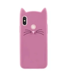 Силикон Kitty Case Xiaomi Mi A2 Lite / Redmi 6 Pro (розовый)