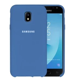 Силикон Original Case HQ Samsung Galaxy J3 (2017) J330 (Светло-синий)