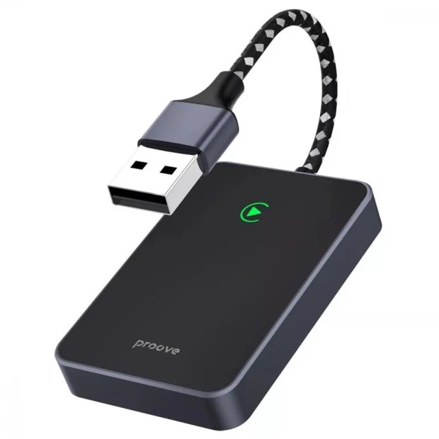 Адаптер Bluetooth Proove СP-01 CarPlay Wireless Car Adapter (Black) SMCP00100001