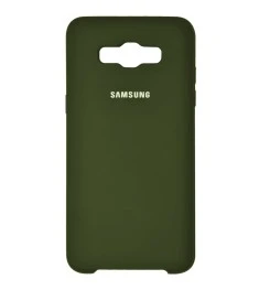 Силикон Original Case Samsung Galaxy J5 (2016) J510 (Тёмно-зелёный)