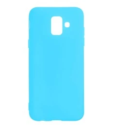 Силикон iNavi Color Samsung Galaxy A6 (2018) A600 (голубой)