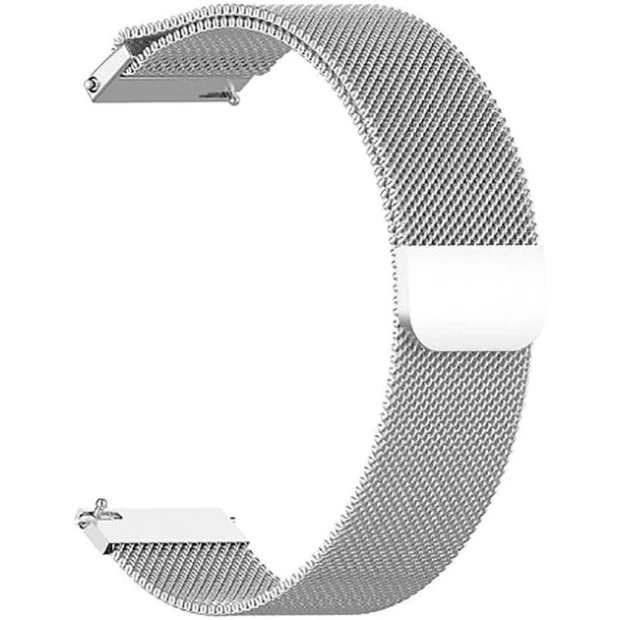 Ремінець Milanese Loop Universal 20mm (Сріблястий)