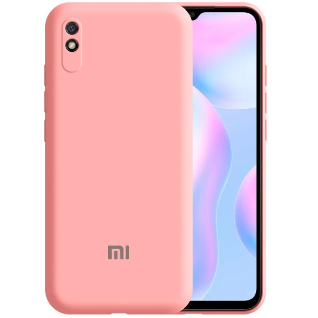 Силикон Original 360 ShutCam Case Logo Xiaomi Redmi 9A (Розовый)