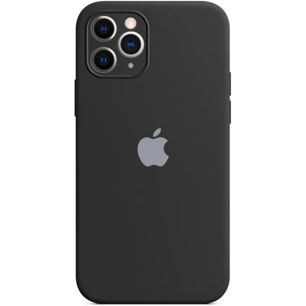 Оригінальний силіконовий чохол RoundCam для Apple iPhone 11 Pro (07) чорний.