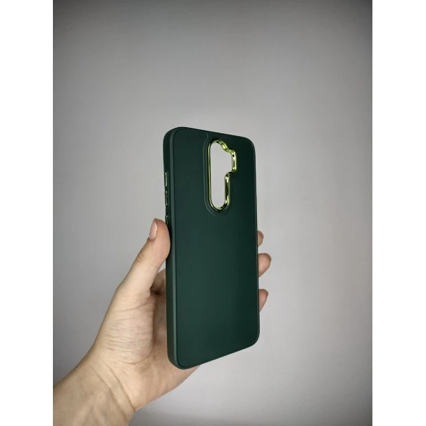 Накладка Metal Camera Xiaomi Redmi Note 8 Pro (Тёмно-зелёный)