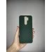Накладка Metal Camera Xiaomi Redmi Note 8 Pro (Тёмно-зелёный)