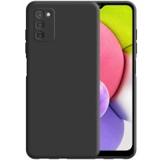 Силикон Original 360 Case Samsung Galaxy A03S (2021) (ShutCam) (Чёрный)