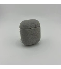Чохол для навушників Leather Case Apple AirPods 1  /  2 (Сірий)