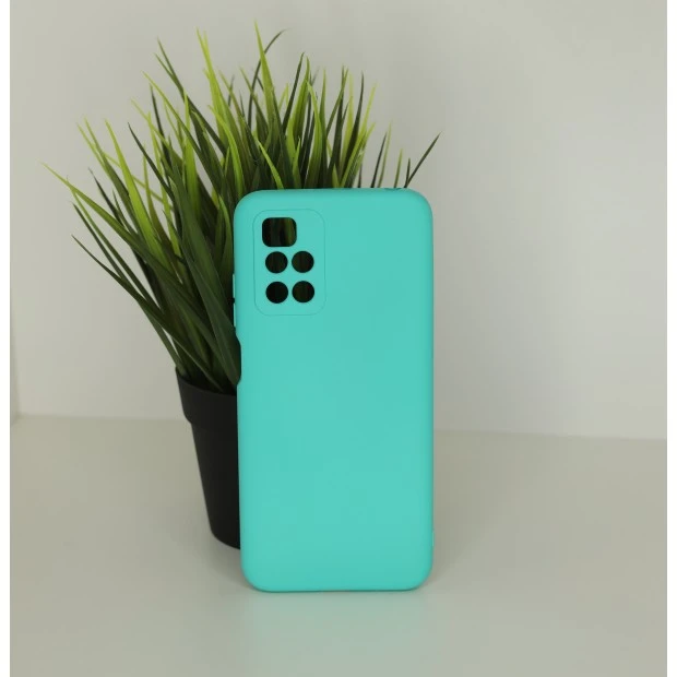 Силикон Original Xiaomi Redmi 10 (ShutCam) (Бирюзовый)