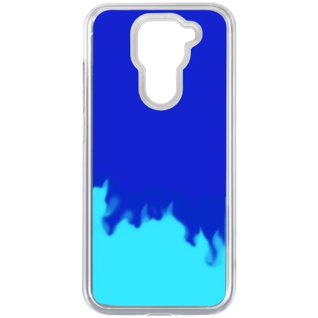Чехол Aquarium Color Sand Xiaomi Redmi Note 9 (Синий)