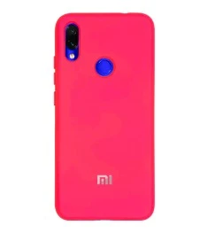 Силикон Original Case (HQ) Xiaomi Redmi Note 7 (Малиновый)