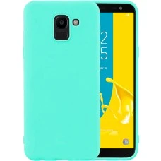Силиконовый чехол iNavi Color Samsung Galaxy J6 (2018) J600 (Бирюзовый)
