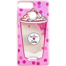 Силиконовый чехол Liquid Fashion Xiaomi Redmi 6 (Coffee)