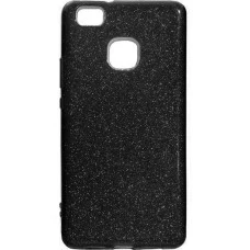 Силиконовый чехол Glitter Huawei P9 Lite (2017) (Черный)