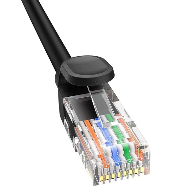 Патч-корд Baseus High Speed CAT5 Gigabit RJ45 (1.5m) (Чёрный) B00133206111-02