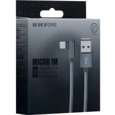 USB-кабель Borofone BX12 (MicroUSB) (Gray)