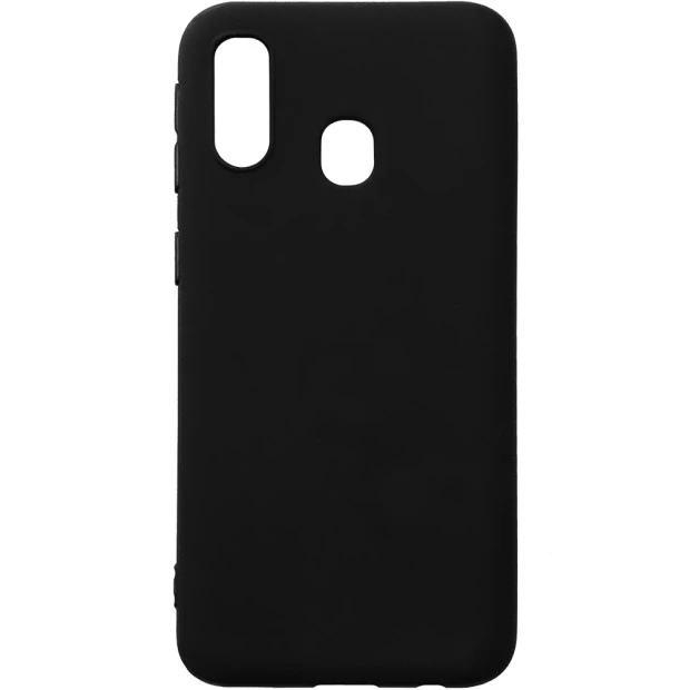 Чохол Силікон iNavi Color для Samsung Galaxy A20  /  A30 (2019) (Чорний)