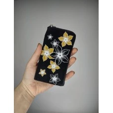 Сумочка для телефона LGD-L-555-TZ-41 (Бежевые цветы)
