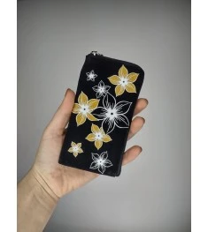 Сумочка для телефона LGD-L-555-TZ-41 (Бежевые цветы)