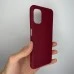 Силіконовий чохол iNavi Color для Xiaomi Poco M5 (Бордовий)