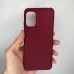 Силіконовий чохол iNavi Color для Xiaomi Poco M5 (Бордовий)