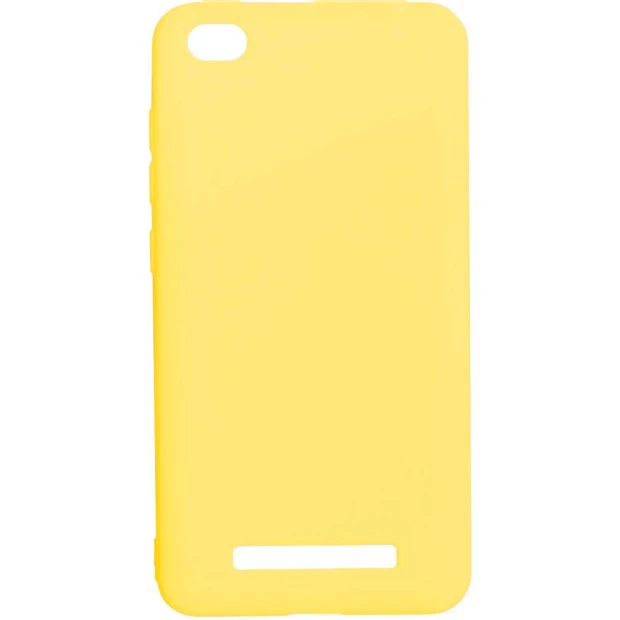 Силиконовый чехол iNavi Color Xiaomi Redmi 4a (желтый)