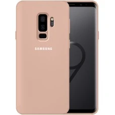 Силікон Original 360 Case Logo Samsung Galaxy S9 Plus (пудровим)