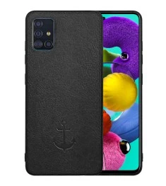 Накладка Anchor Leather Samsung Galaxy A51 (2020) (Чёрный)