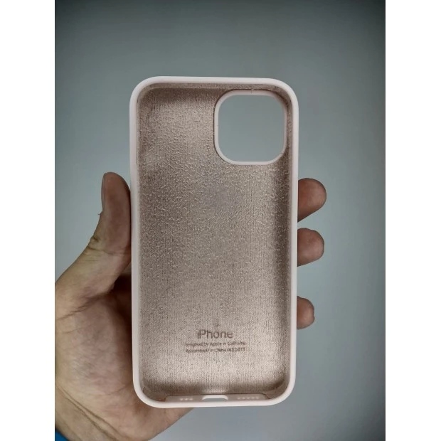Силикон Original Round Case Apple iPhone 14 (Chalk Pink)