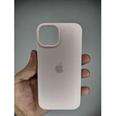 Силикон Original Round Case Apple iPhone 14 (Chalk Pink)
