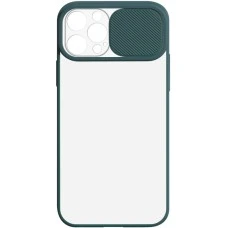 Накладка Totu Curtain Apple IPhone 12 Pro Max (Тёмно-зелёный)