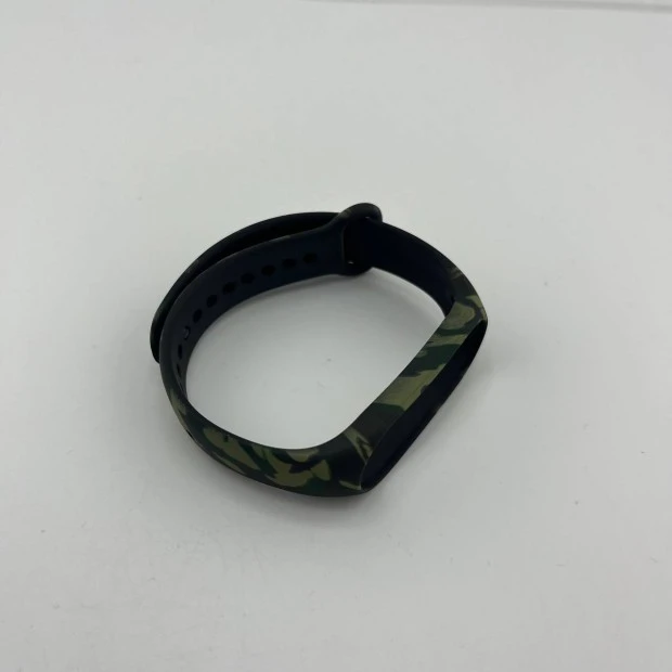 Strap Picture Design for Xiaomi Mi Band 5  /  Mi Band 6  /  Mi Band 7 (4) Camouflage Green