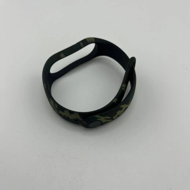Strap Picture Design for Xiaomi Mi Band 5  /  Mi Band 6  /  Mi Band 7 (4) Camouflage Green