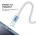 USB Cable Baseus Dynamic 2.4A (2m) (Lightning) (White) CALD000502
