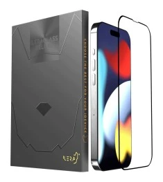 Захисне скло iLera DeLuxe Original для Apple iPhone 15 (Чорне) iLFCDL15