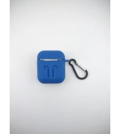 Чохол для навушників Full Silicone Case Apple AirPods 1  /  2 (22) Синій Кобальт..